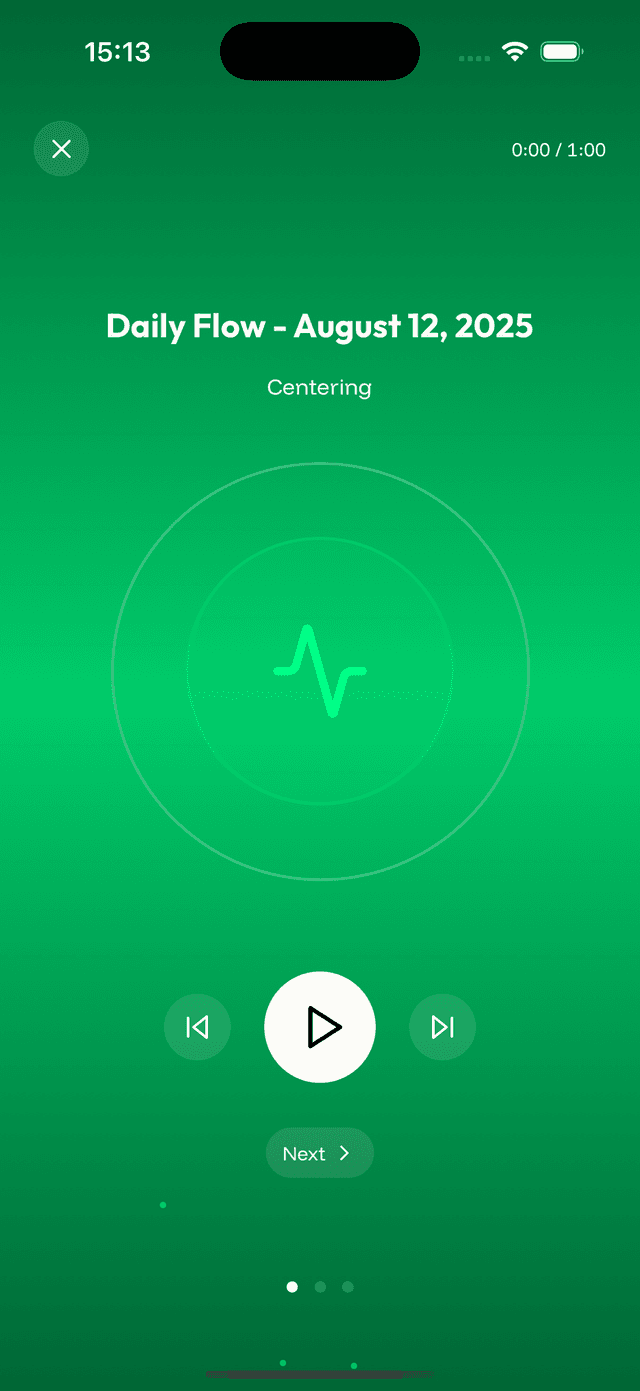 Trader‑specific meditations screenshot