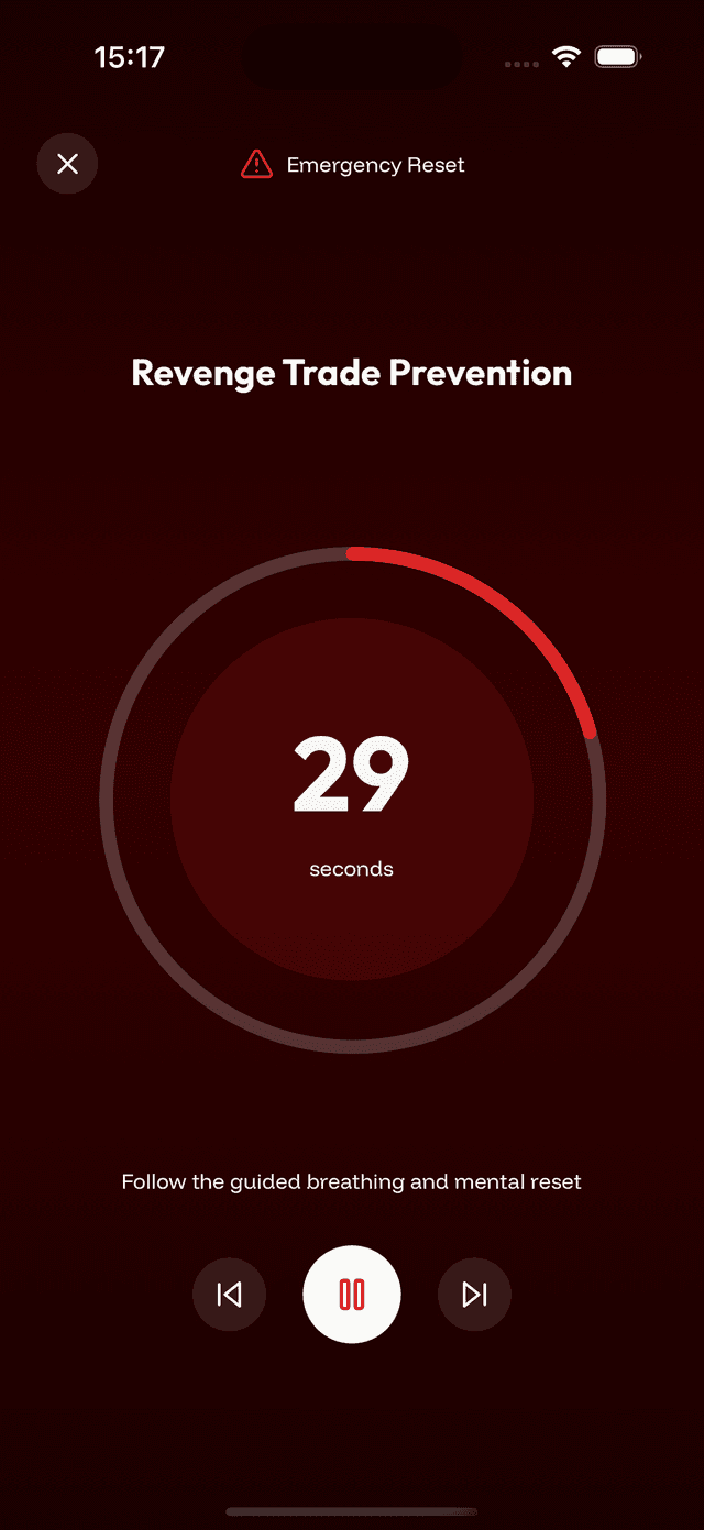 Emotional regulation screenshot