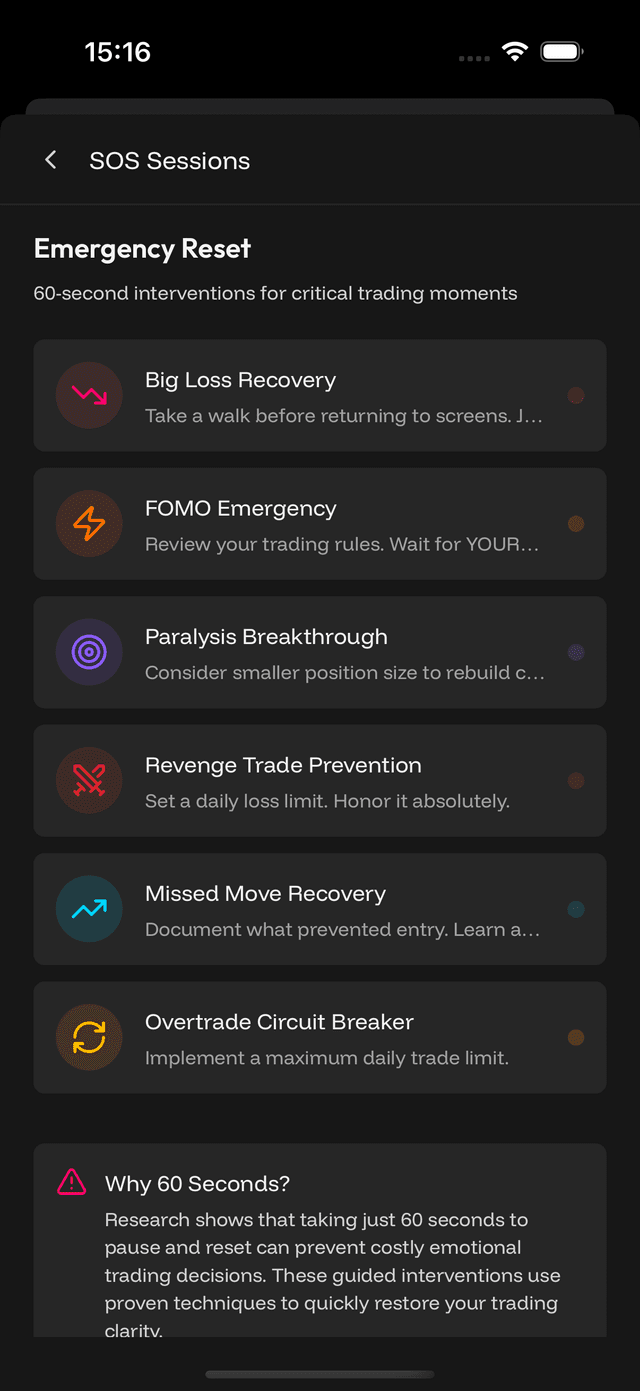 Binaural focus beats screenshot